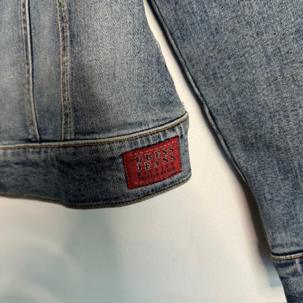 Guess Jeans Women's Denim Jacket Size Medium - Picture 3 of 6